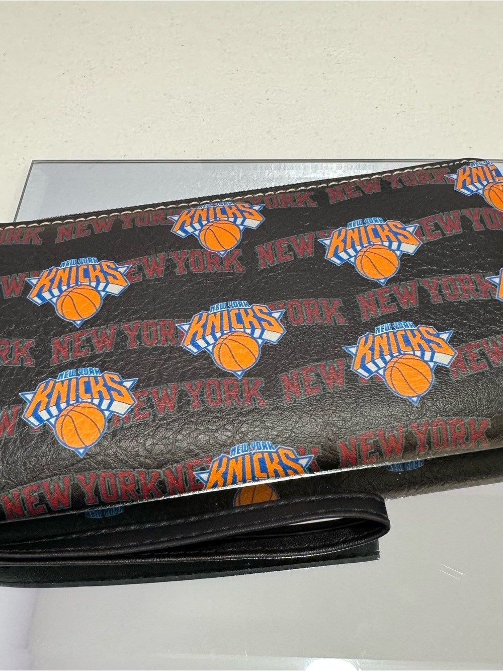 New York Knicks Zip Around Wallet Wristlet